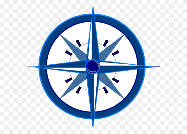 Компас для детей на прозрачном фоне