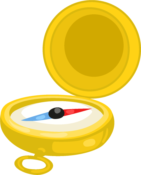 Компас векторный