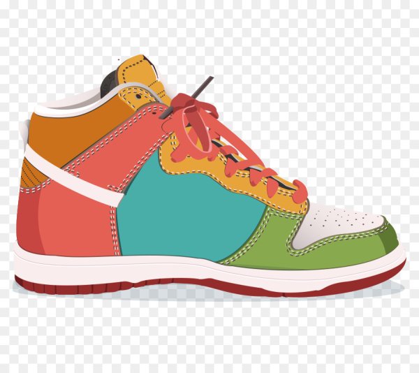 Векторный кроссовок