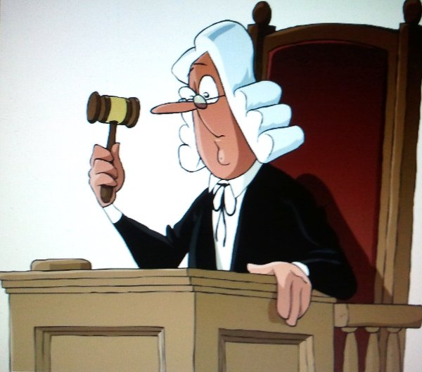 Судья мультяшный