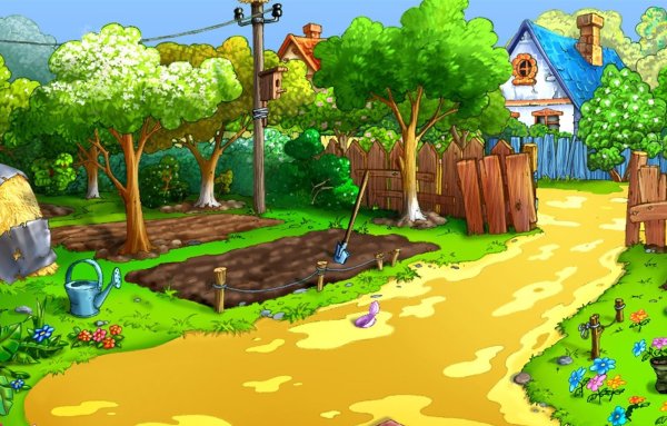 Огород для детей