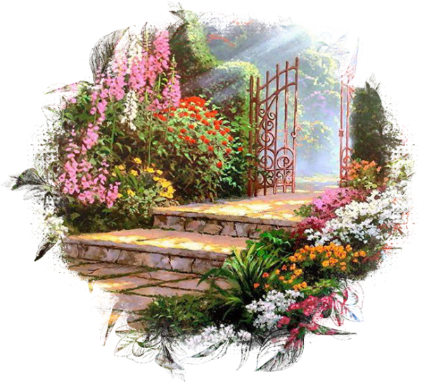 Цветы в саду