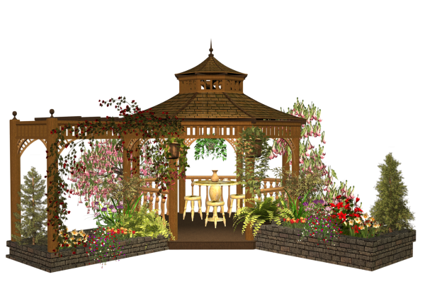 Беседка для фотошопа