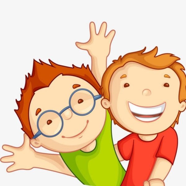 Два друга мультяшные