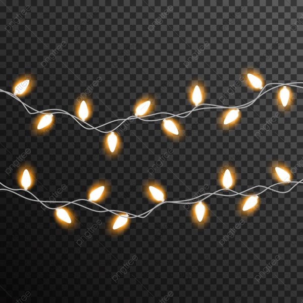 Гирлянда без фона
