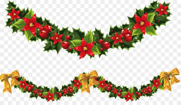 Рождественские украшения на прозрачном фоне