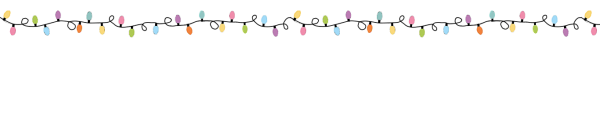 Гирлянда на белом фоне