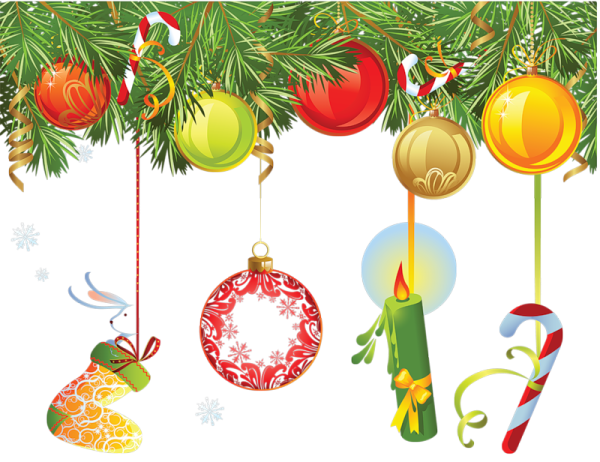 Векторные новогодние гирлянды