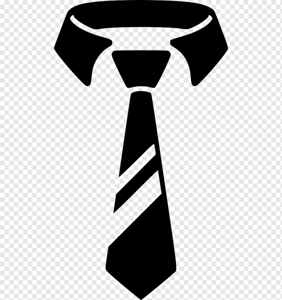 Галстук силуэт