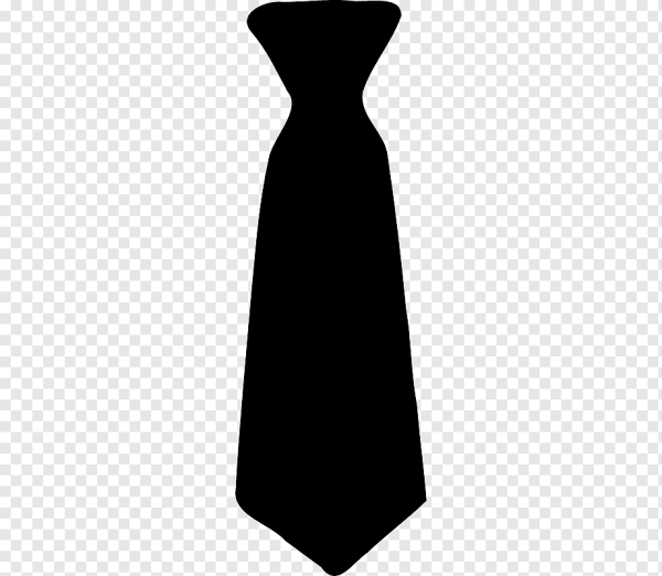 Галстук силуэт