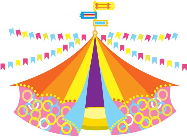 Цирковые звери клипарт