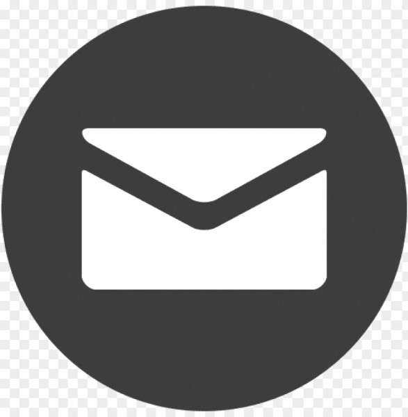 Значок почты в круге