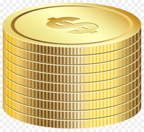 Стопка золотых монет