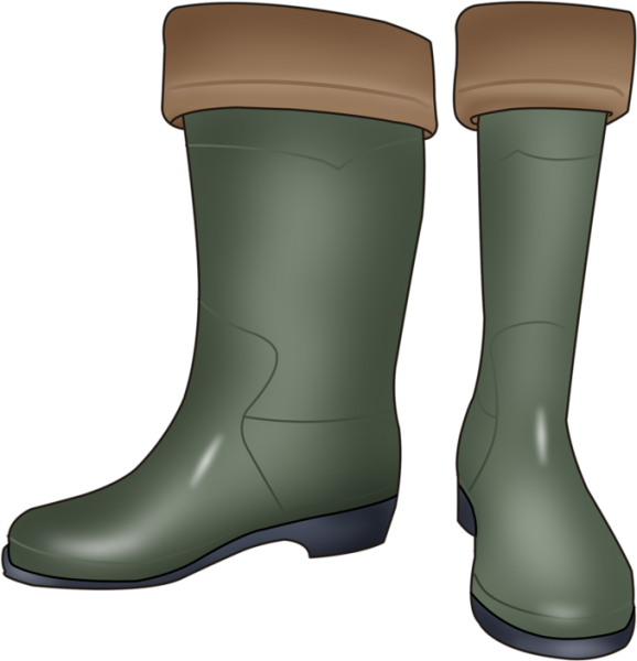 Векторный резиновые сапоги
