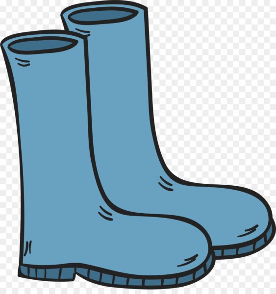 Резиновые сапоги на прозрачном фоне