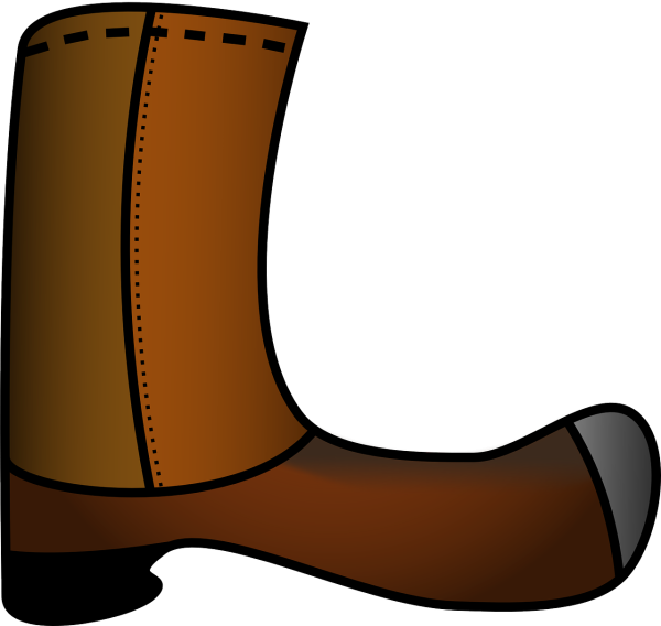 Ковбойские сапоги вектор