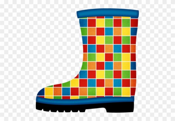 Красные резиновые сапоги