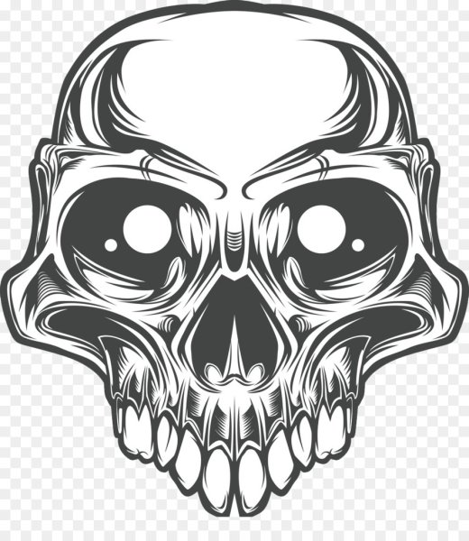 Векторный череп