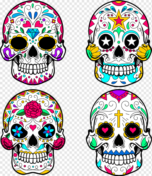 Череп силуэт