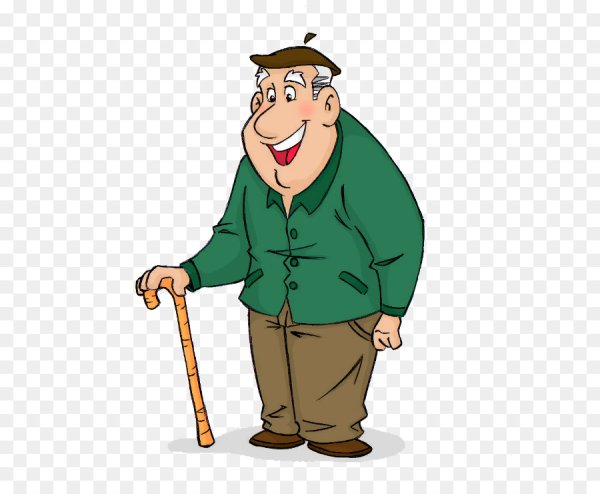 Мультяшный дед