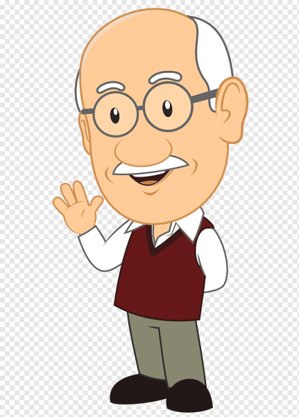 Дедуля мультяшный