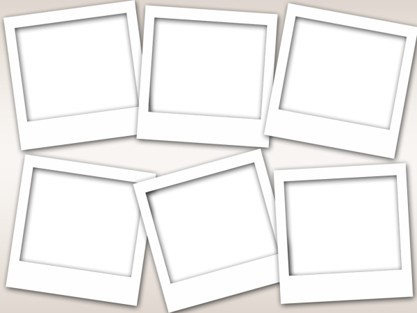 Простые рамки для фотоколлажа