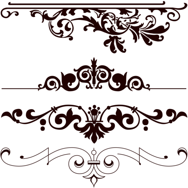 Винтажные орнаменты