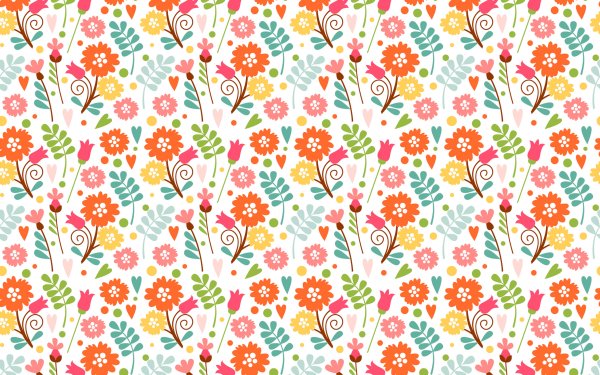 Мелкий цветочный орнамент