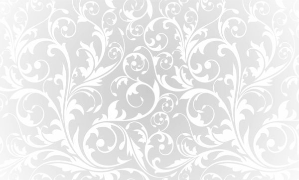 Белый фон с узорами