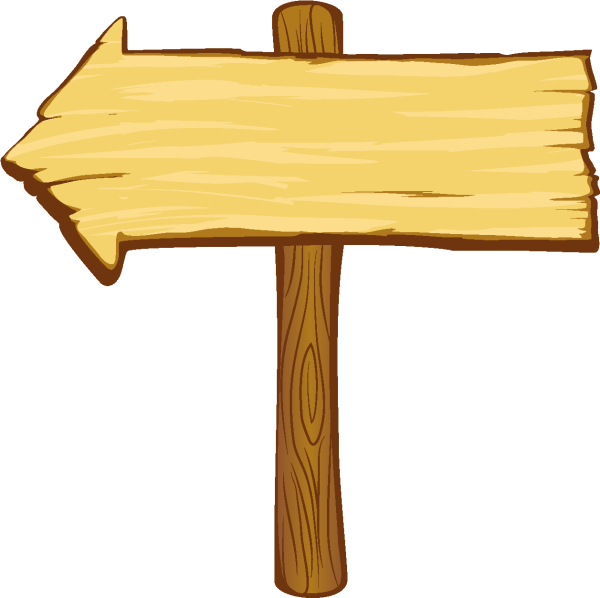 Деревянный указатель