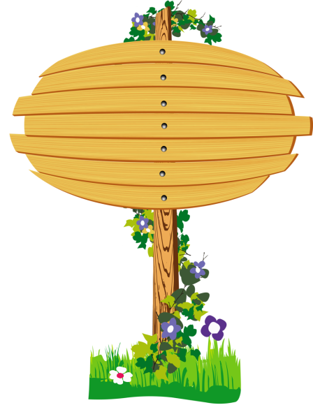 Деревянная табличка