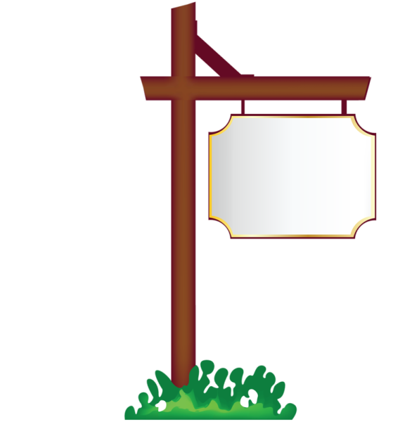 Деревянный указатель для надписи