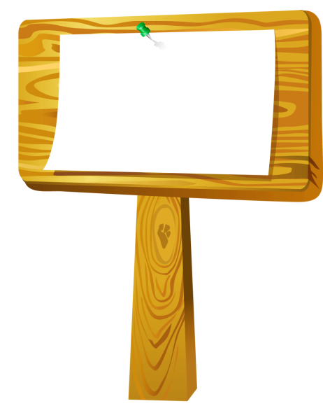 Деревянный указатель