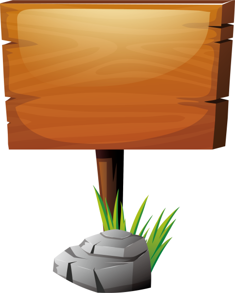 Деревянная табличка