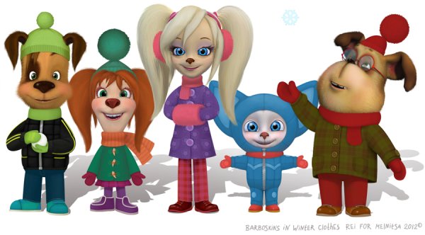 Лиза Барбоскина зима