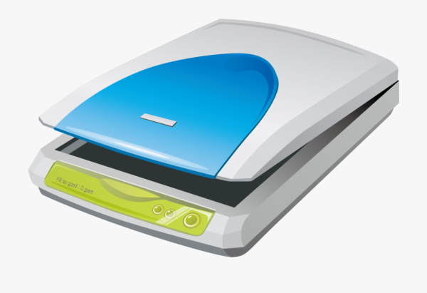 Сканер на прозрачном фоне