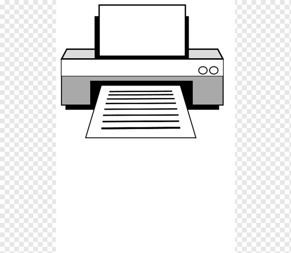 Принтер нарисованный