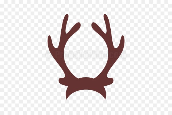 Рога на белом фоне