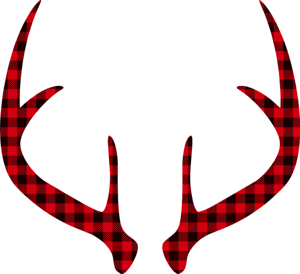 Рога на белом фоне