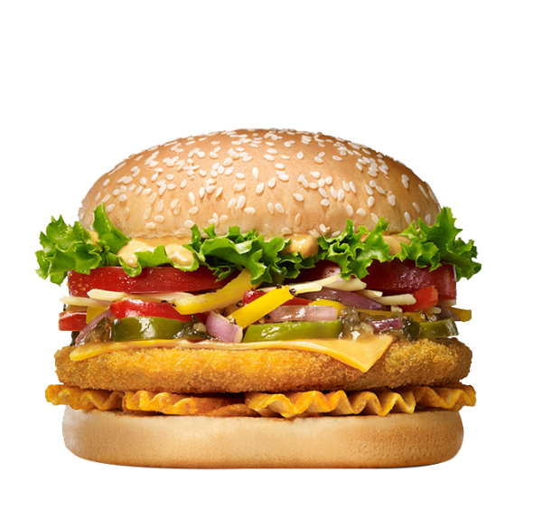 Чизбургер на белом фоне