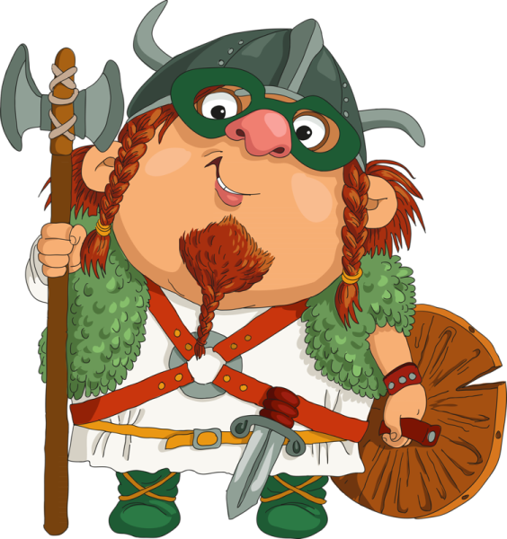 Викинг мультяшный