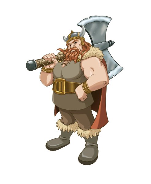 Викинг на прозрачном фоне