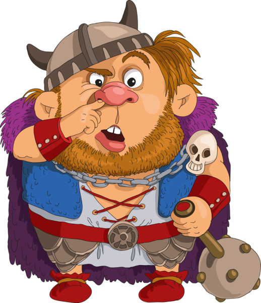 Корабль викингов на прозрачном фоне