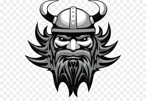 Наклейка шлем викинга