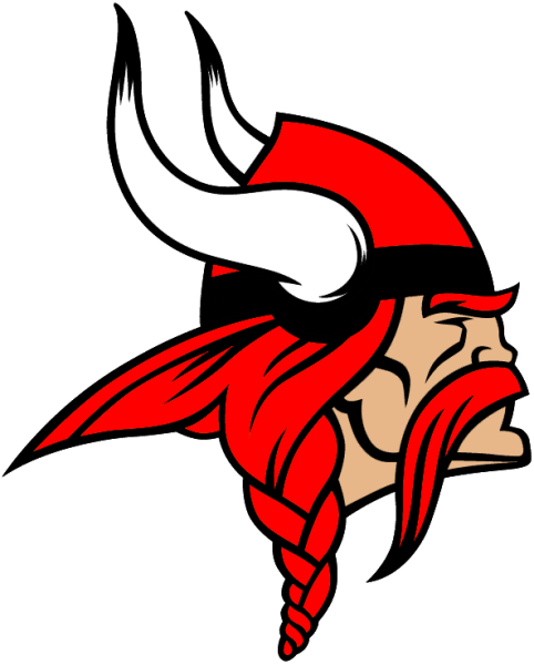 Викинг на белом фоне