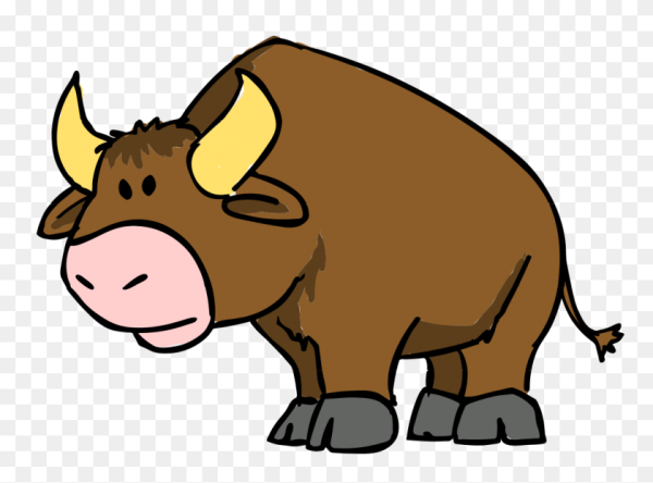 Бык мультяшный