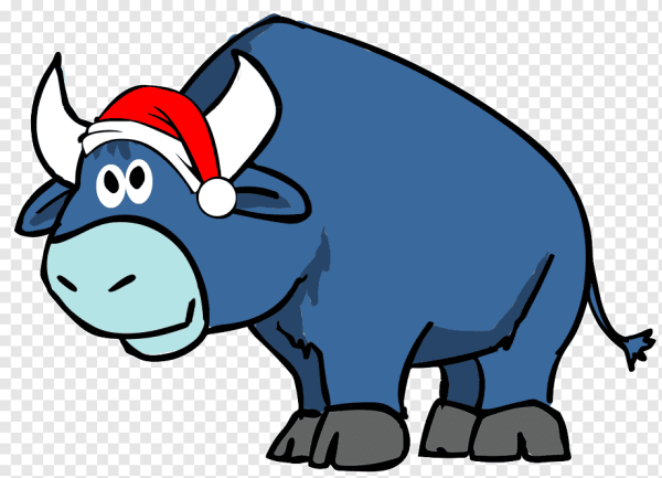 Бык рисованный