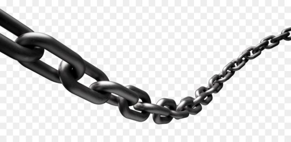 Цепь на прозрачном фоне