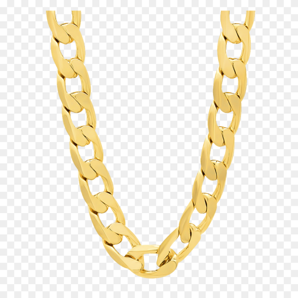 Цепочка на белом фоне