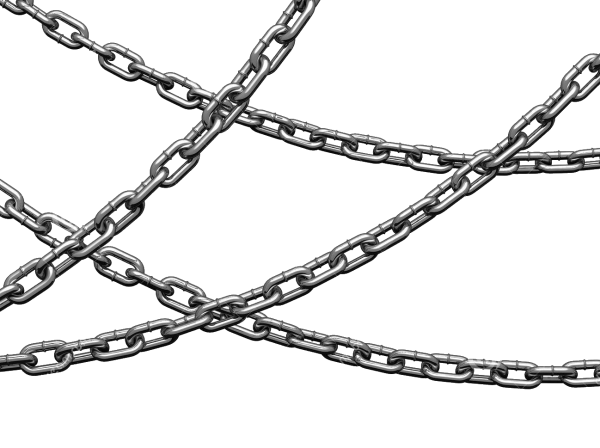 Цепь без фона